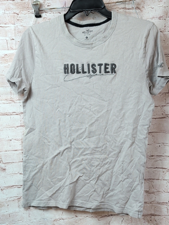 Hollister Other - Hollister Light Gray Embroidered Logo Crew Tee Small